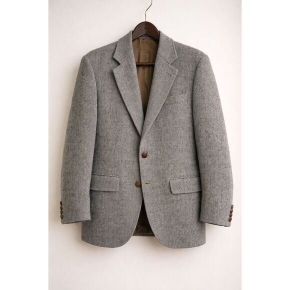 Orvis Other - Vintage Orvis Harris Tweed 42R Blazer Made in England Wool Heritage